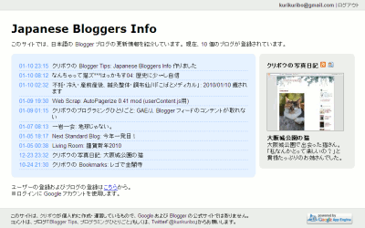 Japanese Bloggers Info
